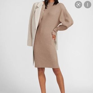 Express ribbed knit sweater dress